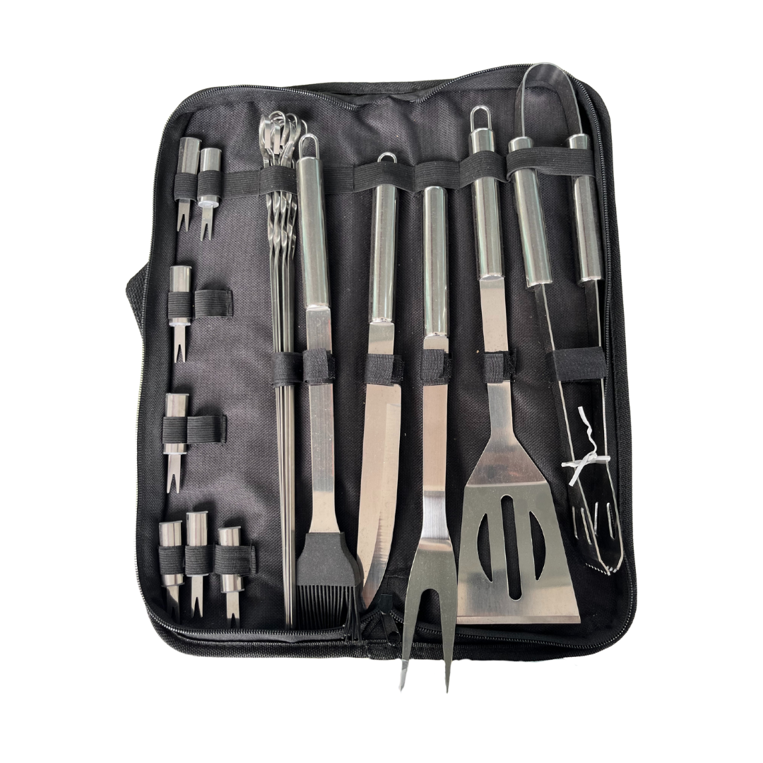 Set Negro De Utencilios