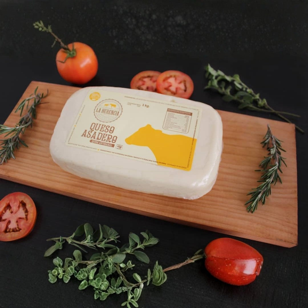 Queso Asadero en Barra de 1 kg La Herencia