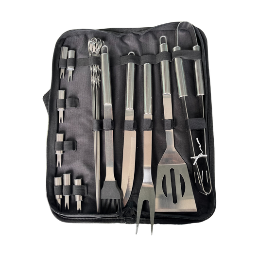 Set Negro De Utencilios