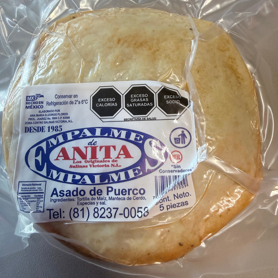 Empalmes Anita de Asado Paq. con 5 piezas