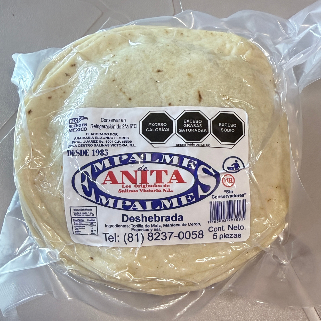 Empalmes Anita de Deshebrada Paq. con 5 piezas