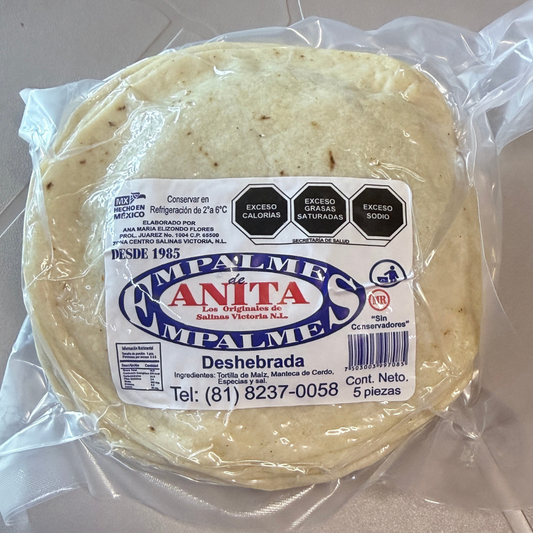Empalmes Anita de Deshebrada Paq. con 5 piezas