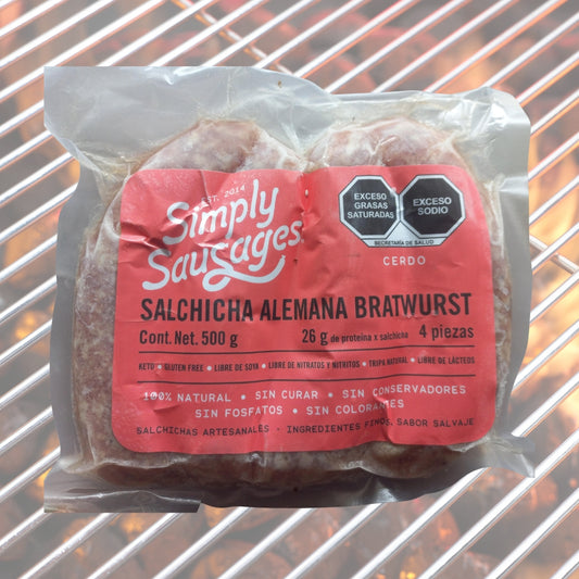 Salchicha Alemana Bratwurst